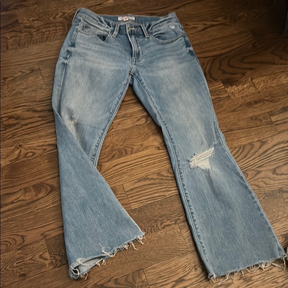 Lucky Brand Blue Flare Wide Leg Jeans